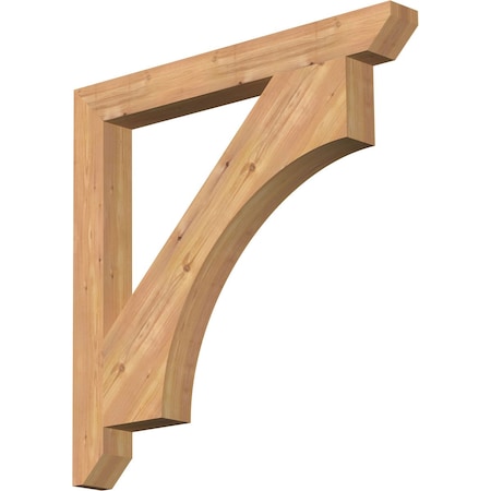 Ekena Millwork Westlake Slat Smooth Bracket, Western Red Cedar, 3 1/2"W x 34"D x 34"H BKT04X34X34WTL06SWR